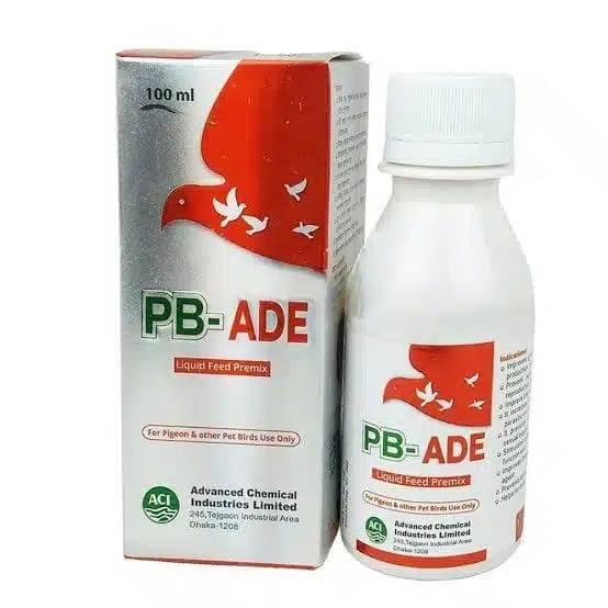 PB-ADE Liquid Vitamin A, D3 & E Oral Solution for Birds & Pets (100ml)