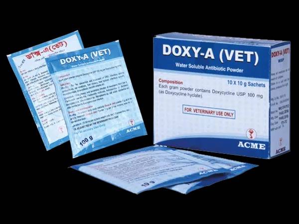 Doxy-A Vet Broad-Spectrum Antibiotic Powder for Birds & Poultry - ACME