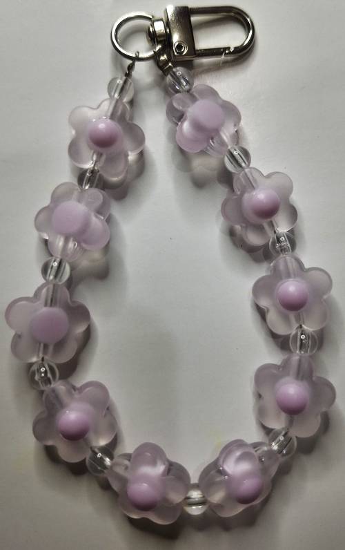 Purple Flower Strap